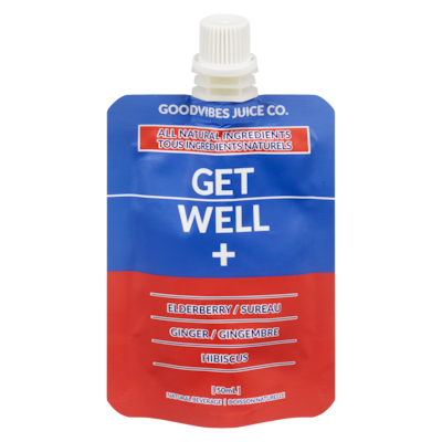 goodvibes Juice Co Natural Beverage Get Well 50 ml, $11.98/100ml