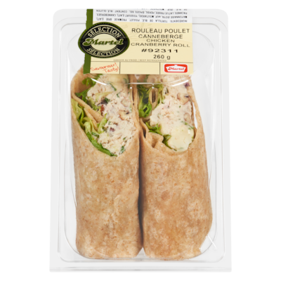 Martel Rouleau poulet canneberge 260 g, 3,27 $/100g