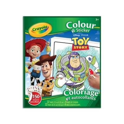 Crayola Colour & Sticker, Toy Story 1 ea, $5.00/1ea