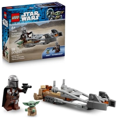 LEGO Star Wars The Mandalorian & Grogu’s Speeder Bike 75436 1 ea, $13.00/1ea
