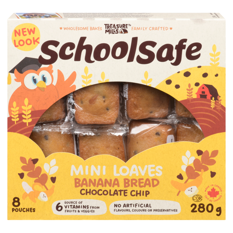Mini Loaves Banana Bread Chocolate Chip