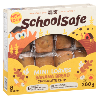 Mini Loaves Banana Bread Chocolate Chip