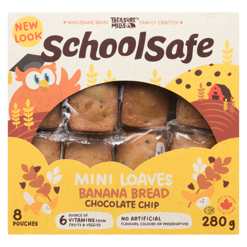 Mini Loaves Banana Bread Chocolate Chip