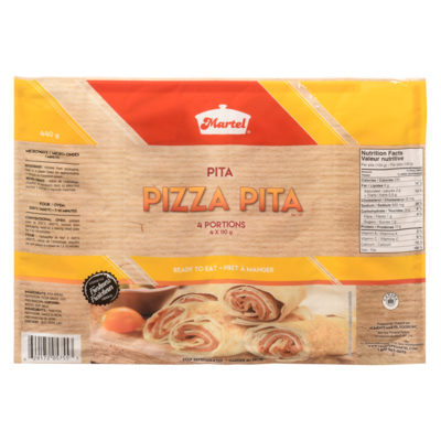 Martel Pita Pizza Pita 440 g, $2.05/100g