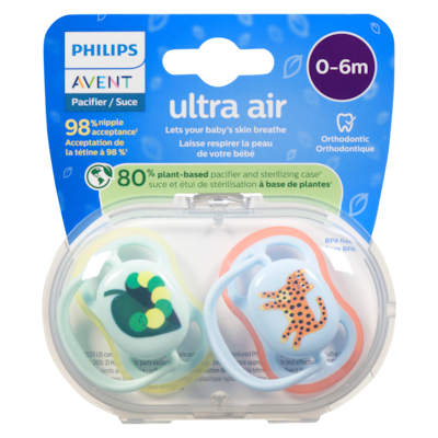 Philips Pacifier Ultra Air 0-6m 1 ea, $11.99/1ea