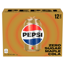 Pepsi Zero Sugar Maple Cola 12x355.0 ml, $0.19/100ml