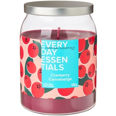 Everyday Essentials Cranberry Scented Candle 1 ea, $10.00/1ea
