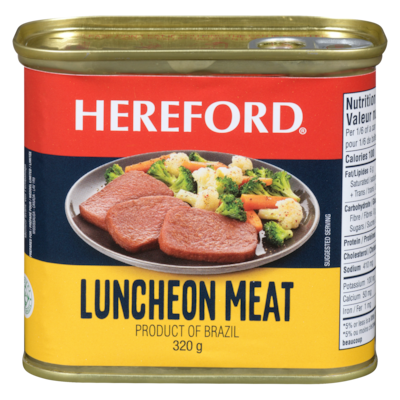 Hereford Luncheon Meat 320 g, $0.47/100g
