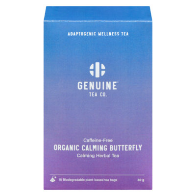 Genuine Tea Calming Herbal Tea Organic Calming Butterfly 30 g, $33.30/100g