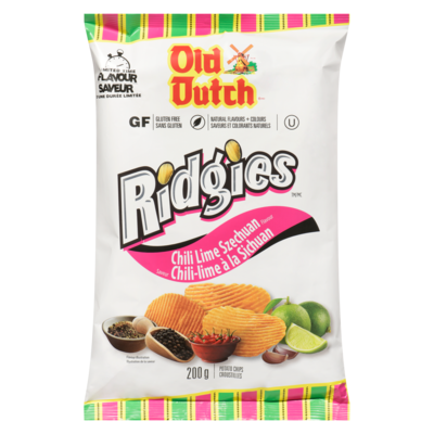 Old Dutch Potato Chips Chili Lime Szechuan Flavour Limited Time Flavour 200 g, $2.50/100g