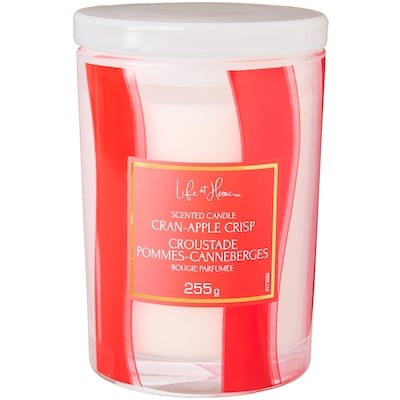 Life at Home Bougie parfumée à la croustade pomme-canneberges 1 ea, 12,00 $/1ch
