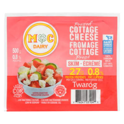 Cottage Cheese Pressed Skim 0.8 % M.F.