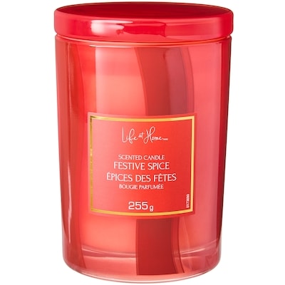 Life at Home Bougie parfumée Épices des fêtes 1 ea, 12,00 $/1ch