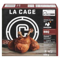 La Cage Chicken Lollipop Bbq 550 g, $3.09/100g