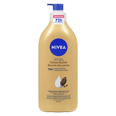 Nivea Lotion corporelle beurre de cacao peau sèche 625 ml, 1,28 $/100ml