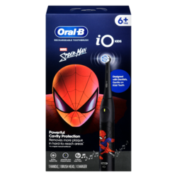 Oral B Io Kids Limited Rechargeable Electric Powered Toothbrush, Spiderman With 1 Gentle Care Brush Head 1 ea, $99.99/1ea