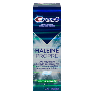 Crest Dentifrice Clean Breath, menthe poivrée 55 ml, 12,35 $/100ml