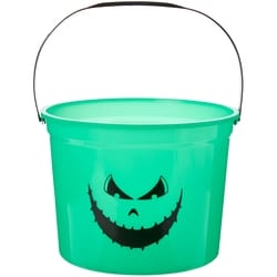 null Seau d’Halloween lumineux – vert 1 ea, 3,00 $/1ch