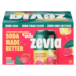 Zevia Soda Strawberry Lemon Burst 6x355.0 ml, $0.28/100ml