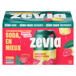 Zavia Soda explosion de fraise et citron 6x355.0 ml, 0,33 $/100ml