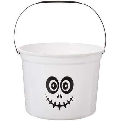 null Light Up Halloween Pail - White 1 ea, $3.00/1ea