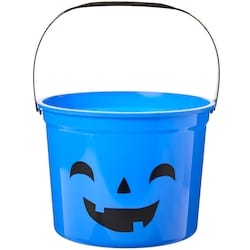 null Light Up Halloween Pail - Blue 1 ea, $3.00/1ea