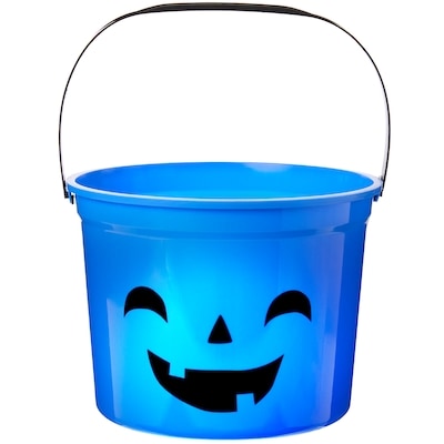 Light Up Halloween Pail - Blue