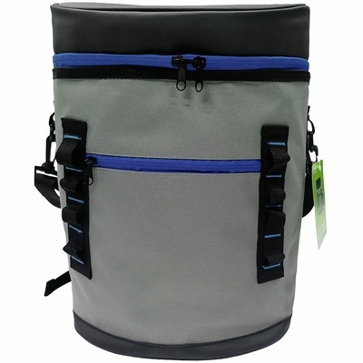 Everyday Essentials 20 Can Backpack Cooler - Grey and Blue 1 ea, $29.00/1ea