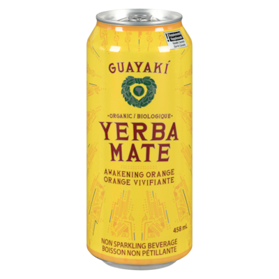 Yerba Mate Boisson non pétillante orange vivifiante 458 ml, 0,81 $/100ml
