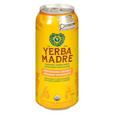 Yerba Mate Boisson non pétillante orange vivifiante 458 ml, 0,76 $/100ml