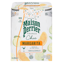Maison Perrier Non-Alcoholic Sparkling Beverage, Margarita, 4 Pack 4x250.0 ml, $0.80/100ml