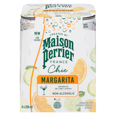 Maison Perrier Non-Alcoholic Sparkling Beverage, Margarita, 4 Pack 4x250.0 ml, $0.90/100ml