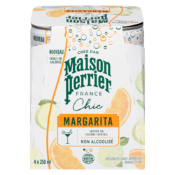Maison Perrier Breuvage pétillant sans alcool, margarita, paquet de 4 4x250.0 ml, 1,05 $/100ml