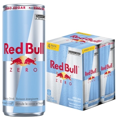 Red Bull Energy Drink, Zero, (4 pack) 4x250.0 ml, $1.00/100ml