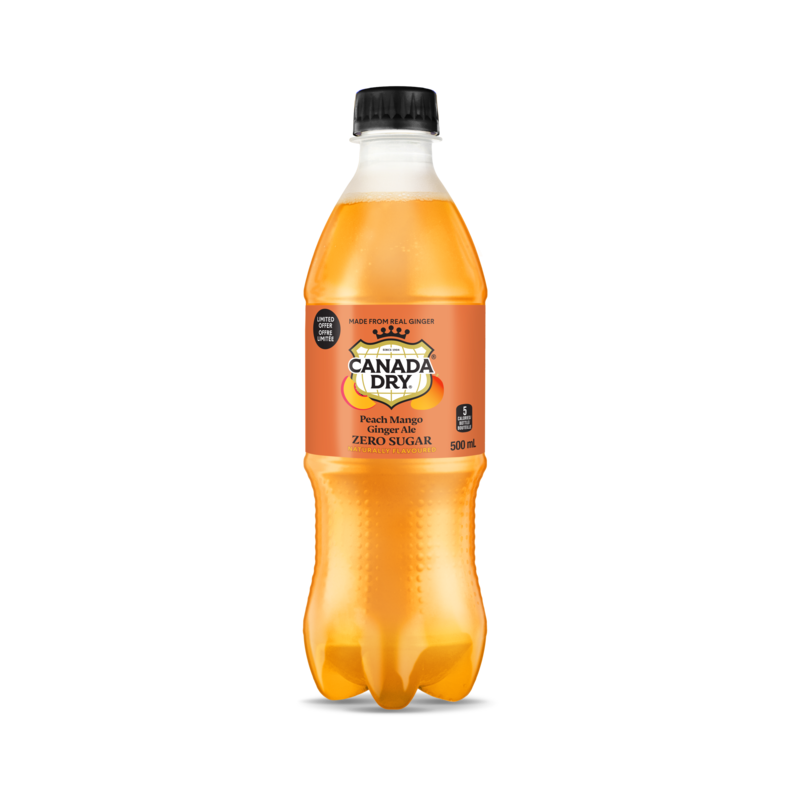 Peach Mango Zero Sugar Ginger Ale