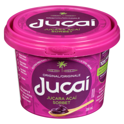 Jucai Juçara Açaí Sorbet Original 200 ml, $3.00/100ml