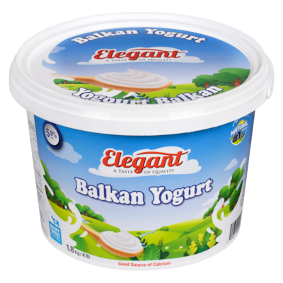 Elegant Balkan Yogurt 5.9% M.F. 1.8 kg, $0.67/100g