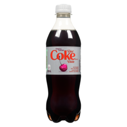 Coca-Cola Coke Diète saveur cerise 500 ml, 0,50 $/100ml