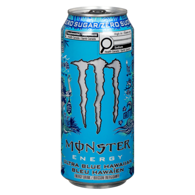 Monster Energy Energy Drink Ultra Blue Hawaiian 473 ml, $0.84/100ml