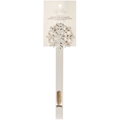 Life at Home Snowflake Holiday Wreath Hanger 1 ea, $9.00/1ea