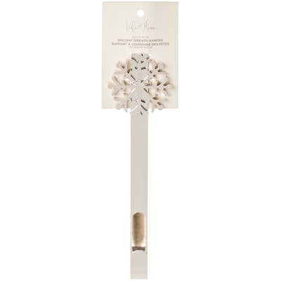 Life at Home Support à couronne des Fêtes avec flocon de neige 1 ea, 9,00 $/1ch