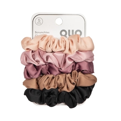 Quo Beauty 5pk Satin Mauve Scrunchies 5 ea, $2.00/1ea