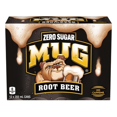 Mug Zero Sugar Root Beer No Caffeine 12x355.0 ml, $0.21/100ml