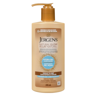 Jergens Hydra Gel Moisturizer, Medium to Dark 245 ml, $7,751.02/100ml