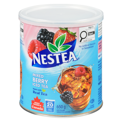 Nestea Iced Tea Mix Mixed Berry Iced Tea 650 g, $2.00/100g
