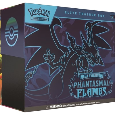 Pokemon Mega Evolution-Phantasmal Flames Elite Trainer Box 1 ea, $90.00/1ea