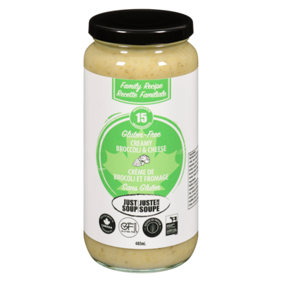 Just Soup Creamy Broccoli & Cheese 480 ml, $1.25/100ml