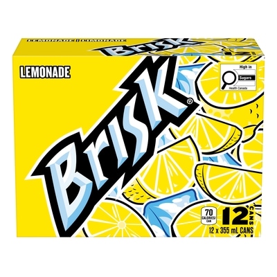 Brisk Lemonade Iced Tea 12x355.0 ml, $0.42/100ml