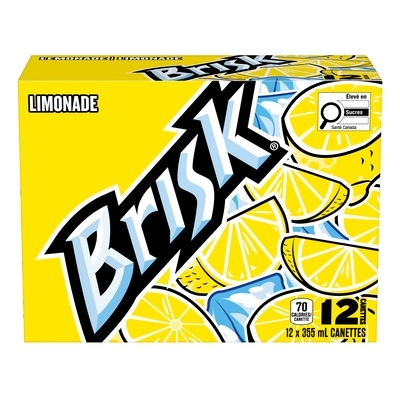Brisk Limonade 12x355.0 ml, 0,21 $/100ml