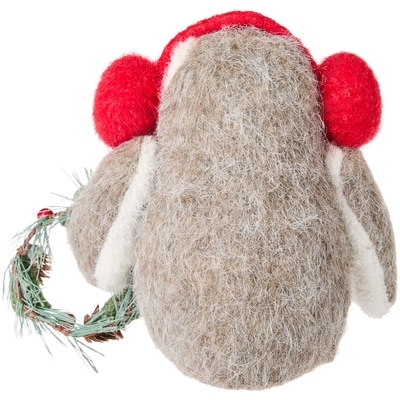 Penguin with Ear Muffs Decoration